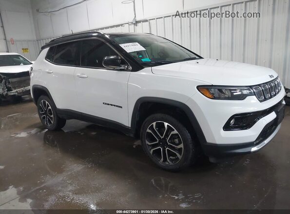 3C4NJDCB4NT158147 2022 JEEP COMPASS Белый Передняя правая четверть