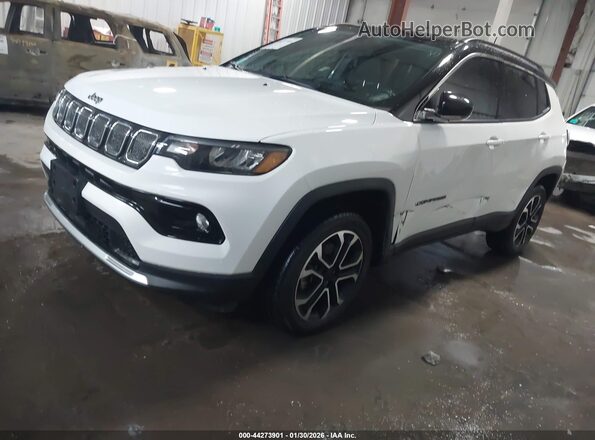 3C4NJDCB4NT158147 2022 JEEP COMPASS Белый Передняя левая четверть