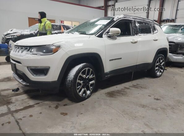 3C4NJDCB5HT661450 2017 JEEP NEW COMPASS White წინა მარცხენა ხედი სამი მეოთხედიდან