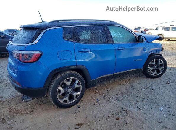 3C4NJDCB5JT437326 2018 JEEP COMPASS Синий Задняя правая четверть