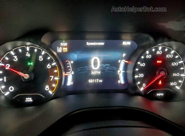 3C4NJDCN2PT557071 2023 JEEP COMPASS Red Widok zestawu wskaźników