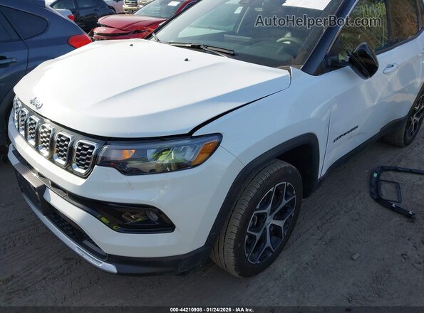 3C4NJDCN4RT166975 2024 JEEP COMPASS Белый Передняя левая четверть
