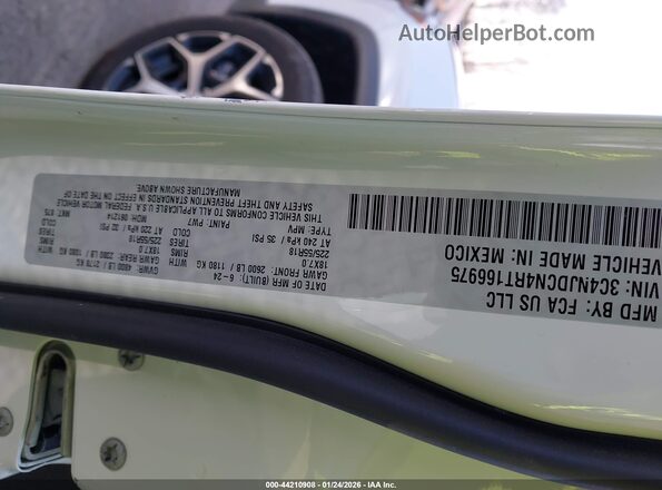 3C4NJDCN4RT166975 2024 JEEP COMPASS Белый Вид подкапотного пространства