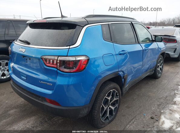 3C4NJDCN5ST530276 2025 JEEP COMPASS Синий Задняя правая четверть