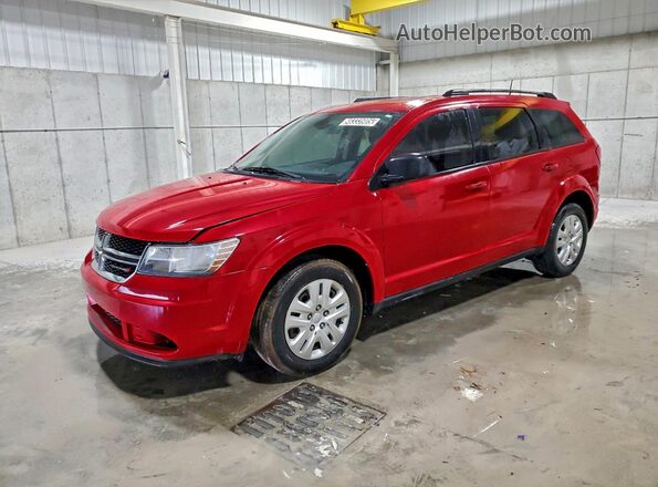 3C4PDCAB1JT531555 2018 DODGE JOURNEY Красный Передняя левая четверть