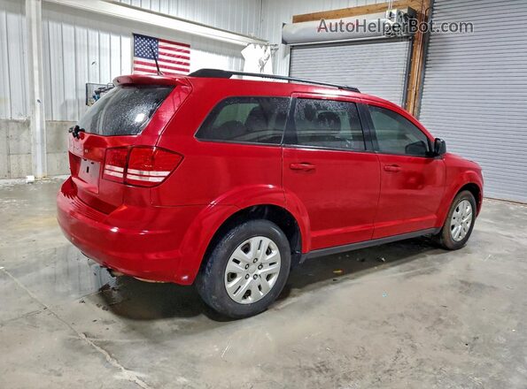 3C4PDCAB1JT531555 2018 DODGE JOURNEY Красный Задняя правая четверть
