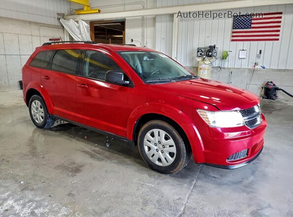 3C4PDCAB1JT531555 2018 DODGE JOURNEY Красный Передняя правая четверть
