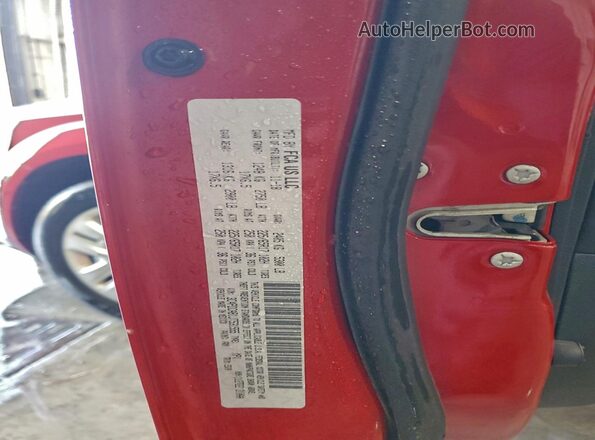 3C4PDCAB1JT531555 2018 DODGE JOURNEY Красный Вид наклейки с VIN-кодом