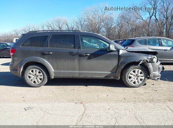 3C4PDCAB3HT507722 2017 DODGE JOURNEY Black Rear interior view