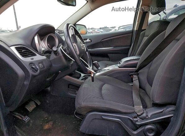 3C4PDCAB3HT638360 2017 DODGE JOURNEY Black Front interior view