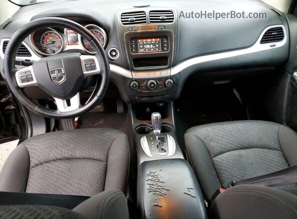3C4PDCAB3HT638360 2017 DODGE JOURNEY Black Dashboard view