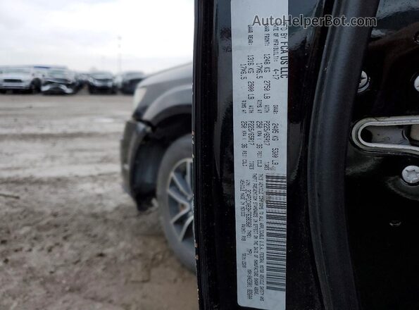 3C4PDCAB3HT638360 2017 DODGE JOURNEY Black VIN sticker view
