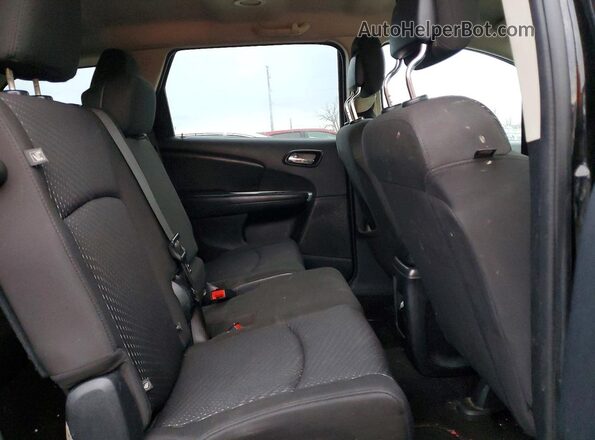 3C4PDCAB3HT638360 2017 DODGE JOURNEY Black Rear interior view