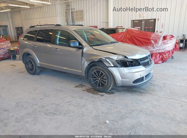3C4PDCAB9JT535501 2018 DODGE JOURNEY Silver Przód prawy