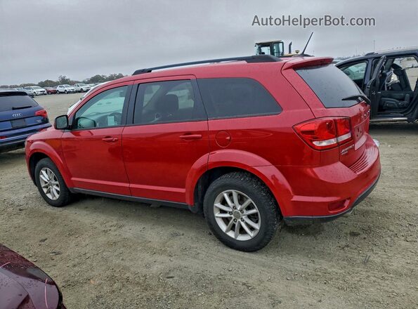 3C4PDDBG1HT567224 2017 DODGE JOURNEY Red Задня ліва чверть