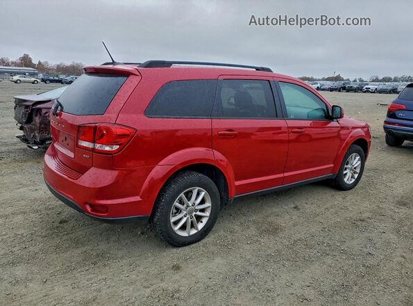 3C4PDDBG1HT567224 2017 DODGE JOURNEY Red Задня права чверть
