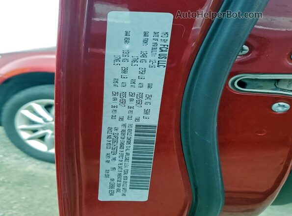 3C4PDDBG1HT567224 2017 DODGE JOURNEY Red Вид наклейки з VIN-кодом