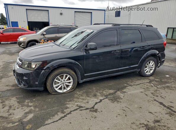 3C4PDDBGXGT159805 2016 DODGE JOURNEY Черный Передняя левая четверть