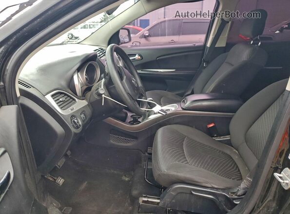 3C4PDDBGXGT159805 2016 DODGE JOURNEY Черный Вид салона спереди