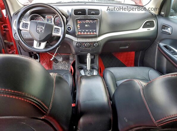 3C4PDDEG0KT784895 2019 DODGE JOURNEY Red Вид панелі приладів