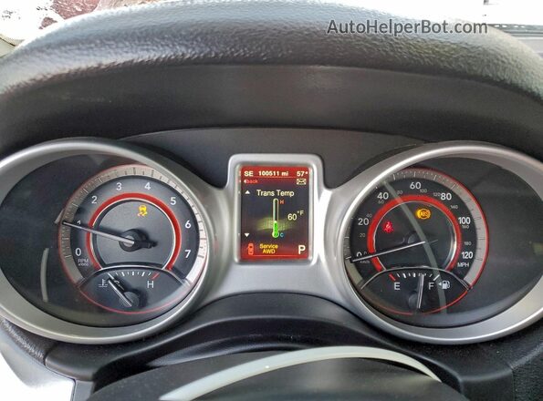 3C4PDDEG0KT784895 2019 DODGE JOURNEY Red Вид щитка приладів