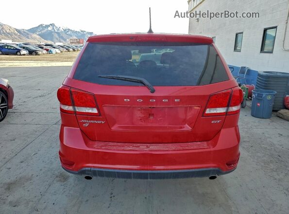 3C4PDDEG0KT784895 2019 DODGE JOURNEY Red Вид ззаду