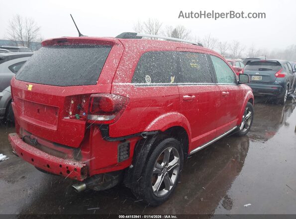 3C4PDDGG9GT144270 2016 DODGE JOURNEY Красный Задняя правая четверть