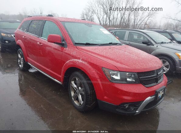 3C4PDDGG9GT144270 2016 DODGE JOURNEY Красный Передняя правая четверть