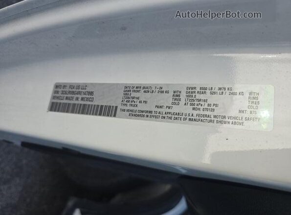 3C6LRVBG4RE147895 2024 RAM PROMASTER 1500  