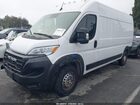 2024 Ram Promaster 2500 Tradesman High Roof 159 Wb W/pass Seat White vin: 3C6LRVDG4RE114425