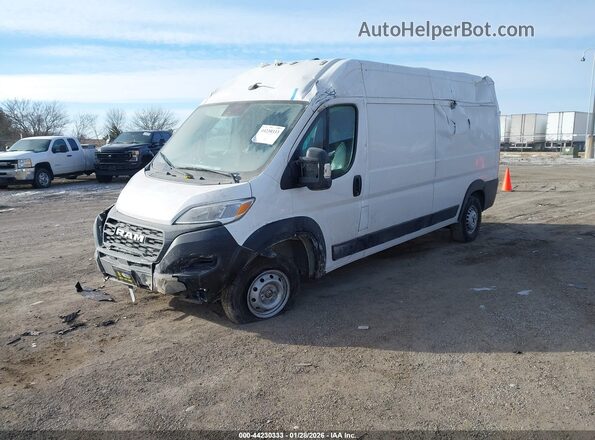 3C6LRVDG7SE515232 2025 RAM PROMASTER 2500 White Առջևի ձախ երեք քառորդ տեսարան