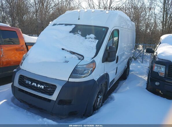 3C6TRVBG1KE535236 2019 RAM PROMASTER 1500 Белый Передняя левая четверть