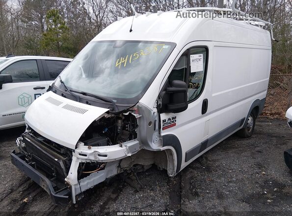 3C6TRVCG3JE111960 2018 RAM PROMASTER 2500 Белый Передняя левая четверть