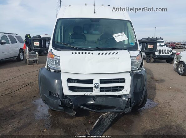 3C6TRVDG2HE518533 2017 RAM PROMASTER 2500 Белый Вид задней части салона