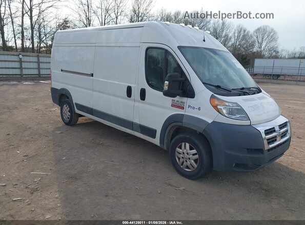3C6TRVDG4JE111111 2018 RAM PROMASTER 2500 White Przód prawy