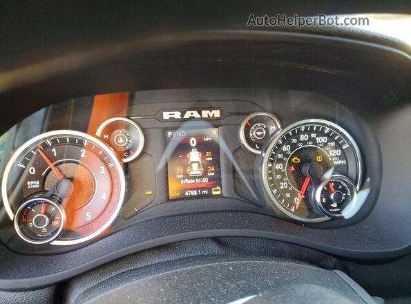 3C6UR5CL8RG117416 2024 RAM 2500 Белый Вид щитка приборов