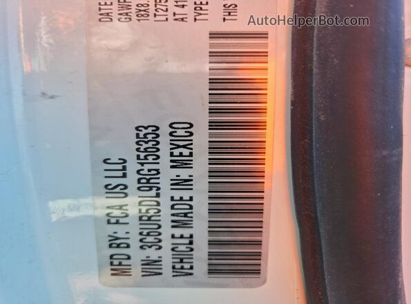 3C6UR5DL9RG156353 2024 RAM 2500 Белый Панорамный вид салона 360°