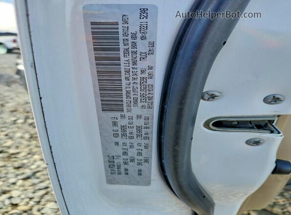 3C6UR5FJ3GG375298 2016 RAM 2500 White Вид наклейки з VIN-кодом