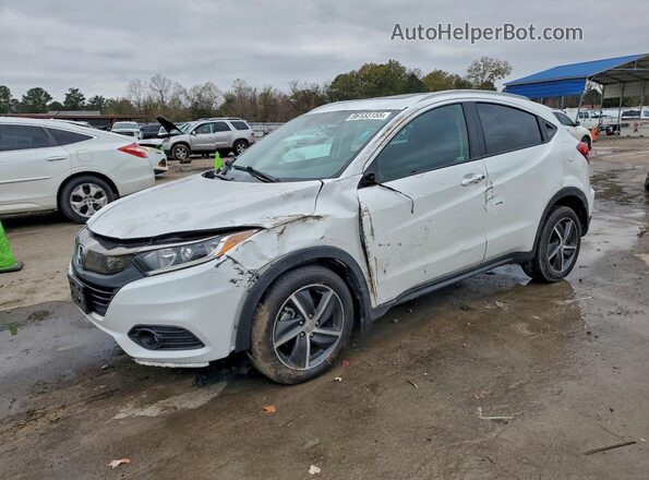 3CZRU5H5XMM714272 2021 HONDA HR-V White Առջևի ձախ երեք քառորդ տեսարան