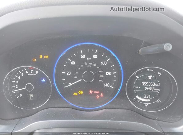 3CZRU6H12LM722724 2020 HONDA HR-V Серый Вид задних сидений