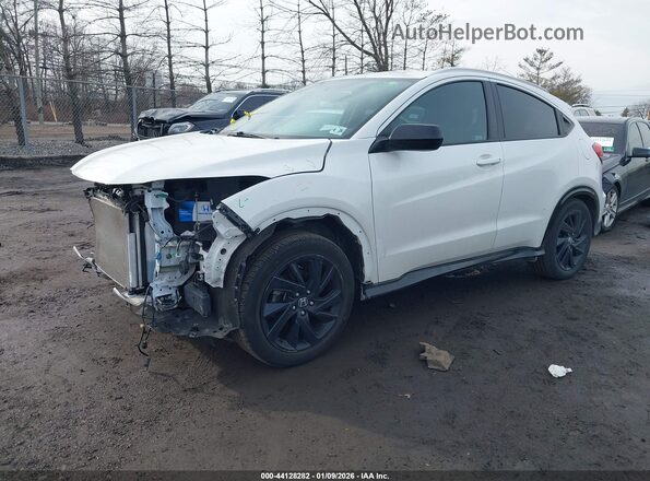 3CZRU6H17MM725099 2021 HONDA HR-V White Przód lewy