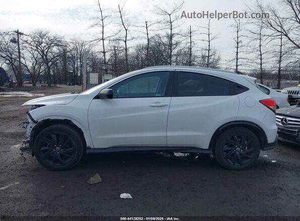 3CZRU6H17MM725099 2021 HONDA HR-V White Widok wnętrza 360 stopni