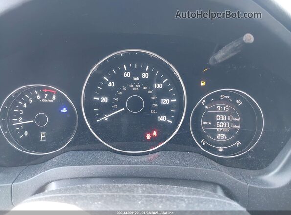 3CZRU6H50HM726457 2017 HONDA HR-V Серый Вид задних сидений