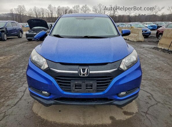 3CZRU6H51JM700973 2018 HONDA HR-V Синий Вид спереди