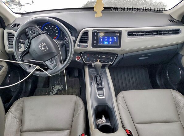 3CZRU6H75GM734733 2016 HONDA HR-V Синий Вид панели приборов