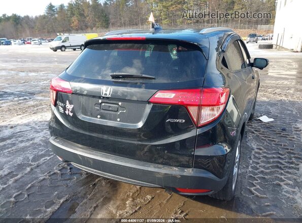 3CZRU6H75HM715293 2017 HONDA HR-V Черный Задняя правая четверть