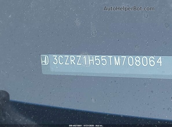 3CZRZ1H55TM708064 2026 HONDA HR-V Синий 