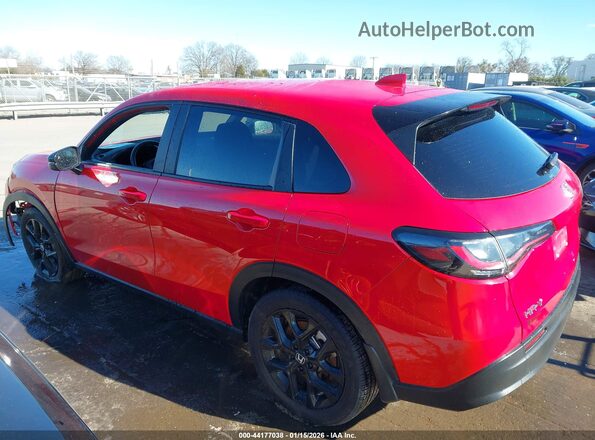 3CZRZ2H57RM770225 2024 HONDA HR-V Red Widok wnętrza z tyłu