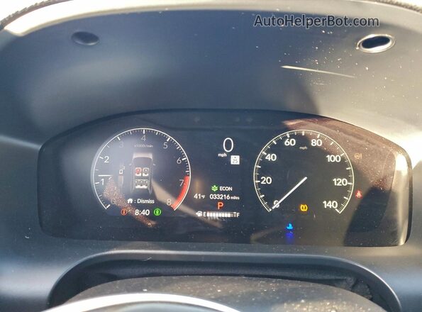 3CZRZ2H58RM765647 2024 HONDA HR-V Black Widok zestawu wskaźników