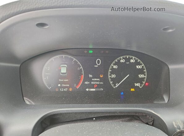 3CZRZ2H78TM706381 2026 HONDA HR-V Gray Widok zestawu wskaźników